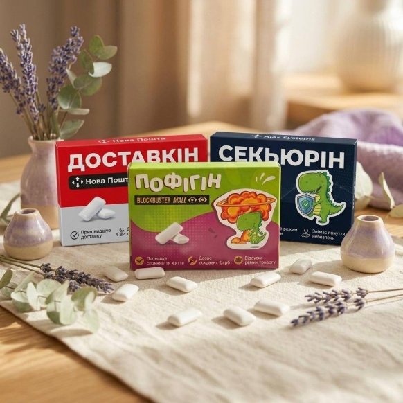 Брендовані жувальні гумки